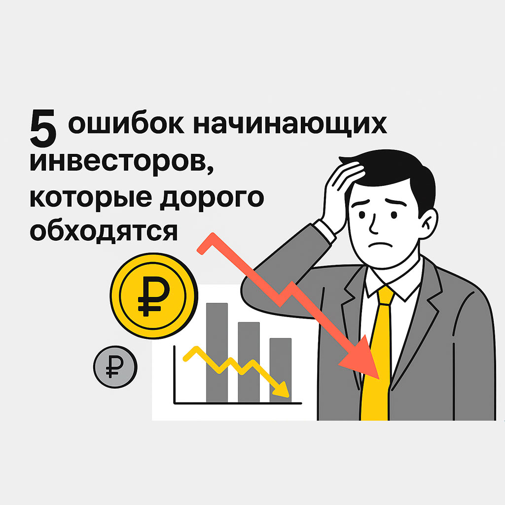 5 ошибок начинающих инвесторов, которые дорого обходятся